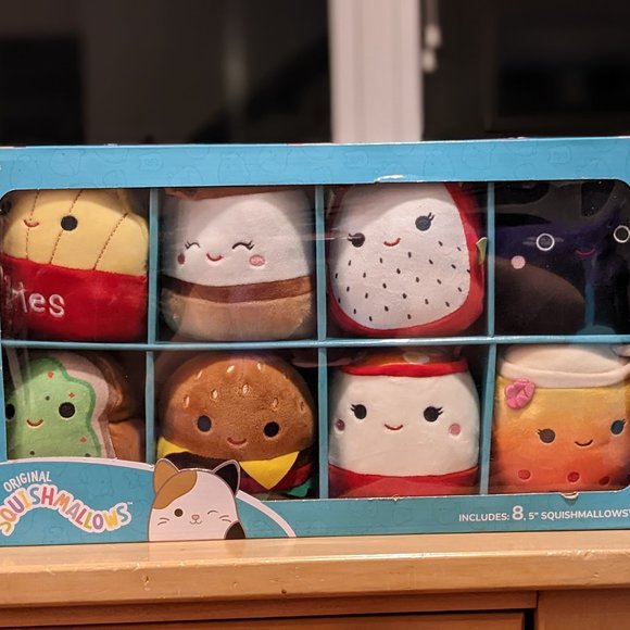 NEW SPECIAL COLLECTOR'S Mini Food Plush Squishmallows 8-Pack Set - 5 Inch - Picture 4 of 5